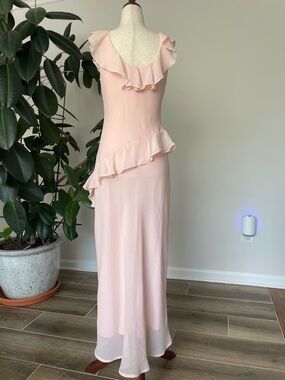 Women's Ruffle Slip Dress in Light Pink by A New Day